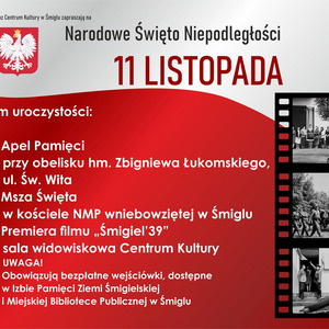 Narodowe Święto Niepodległości 11 listopada 2022