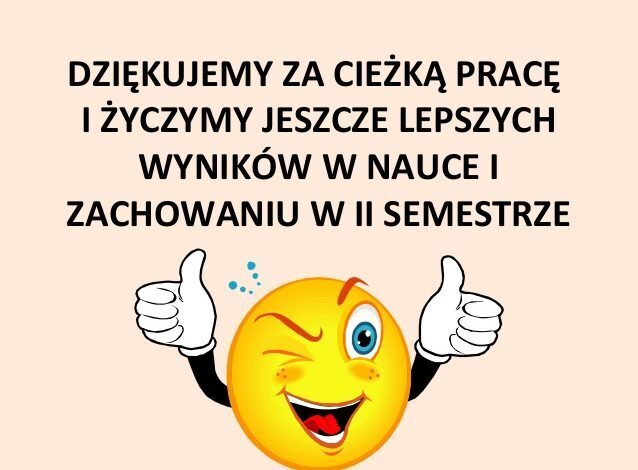 Podsumowanie I półrocza