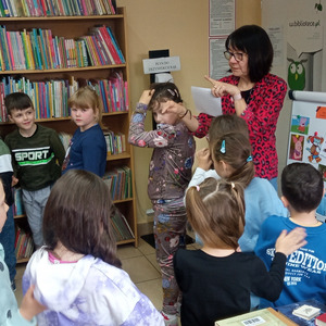 Spotkanie pierwszaków w Bibliotece Wiejskiej