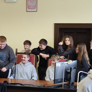 Wizyta klas VII w Sądzie Rejonowym w Kościanie