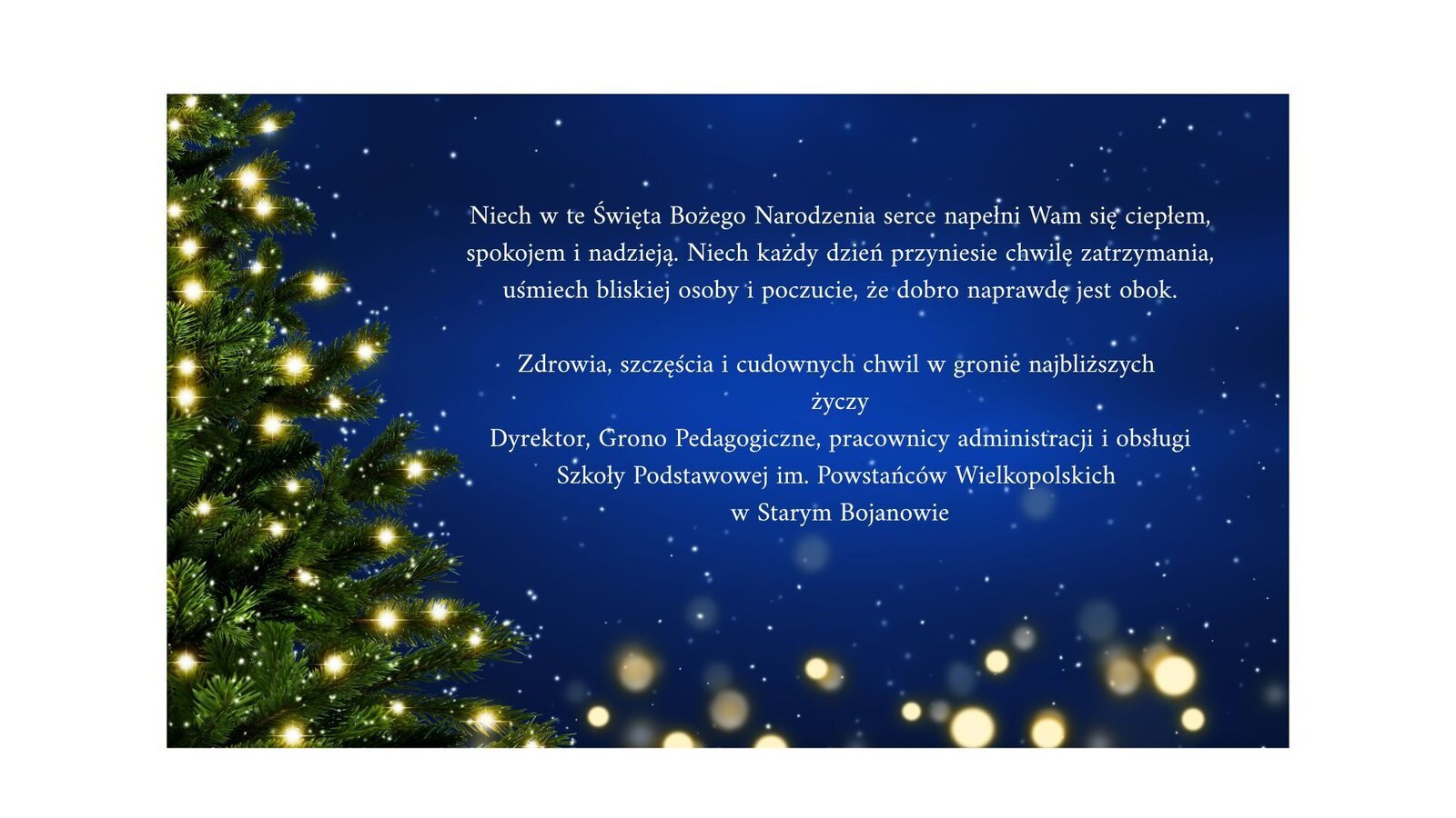 Życzenia Bożonarodzeniowe