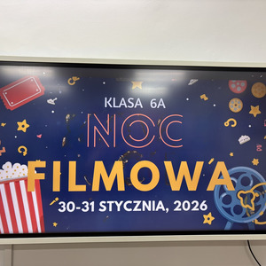 Noc filmowa w klasie 6a