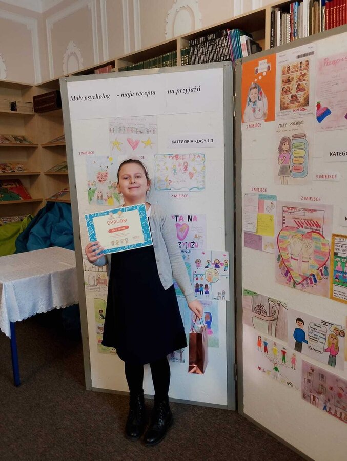 II Powiatowy Konkurs dla szkół podstawowych „Mały psycholog – moja recepta na przyjaźń”
