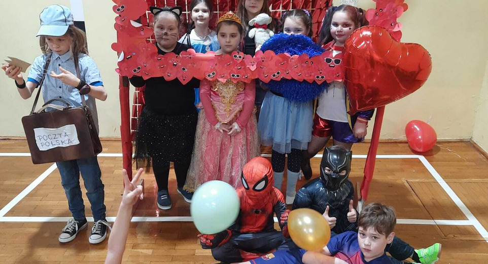 Bal karnawałowo-walentynkowy w klasach 1-3