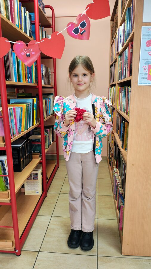 Kreatywne walentynki w bibliotece