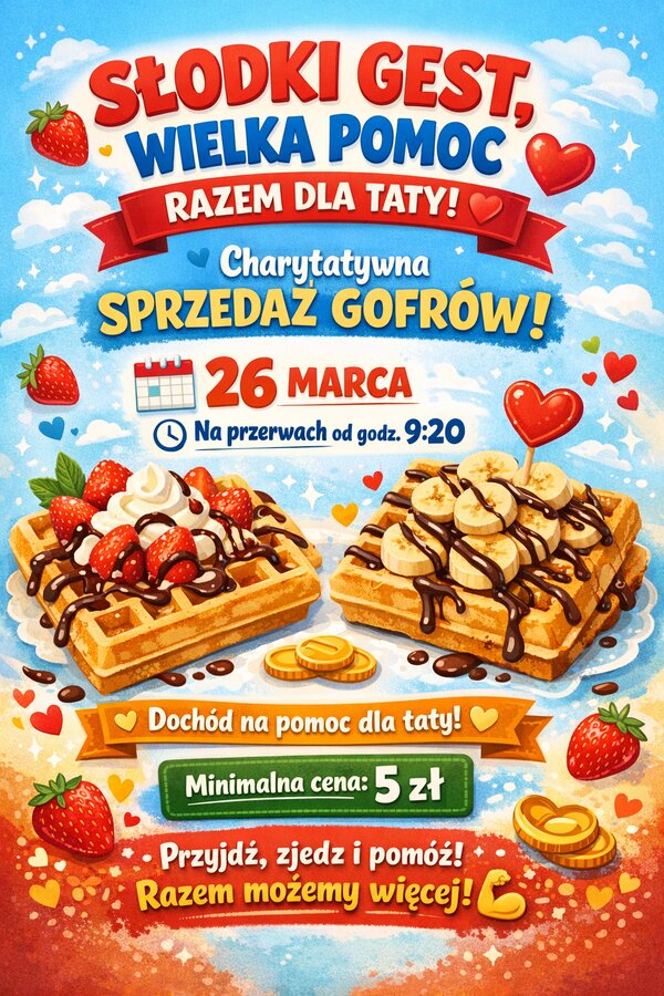 Słodki gest, wielka pomoc - razem dla TATY!